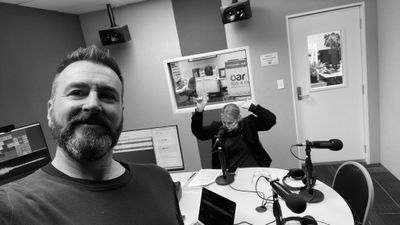 DJs in the studio