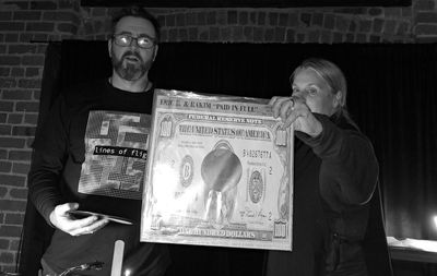 Skrubs holding Eric B and Rakim record
