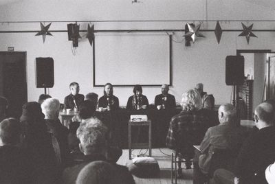 Panel of people discussing LOF