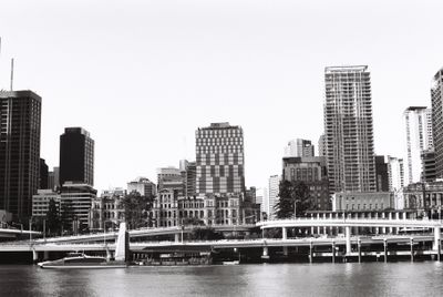 Brisbane city from the arts centre