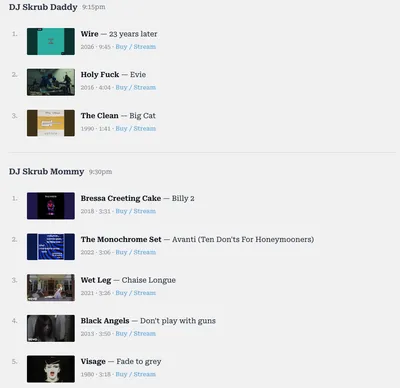 Example vinyl vibes playlists